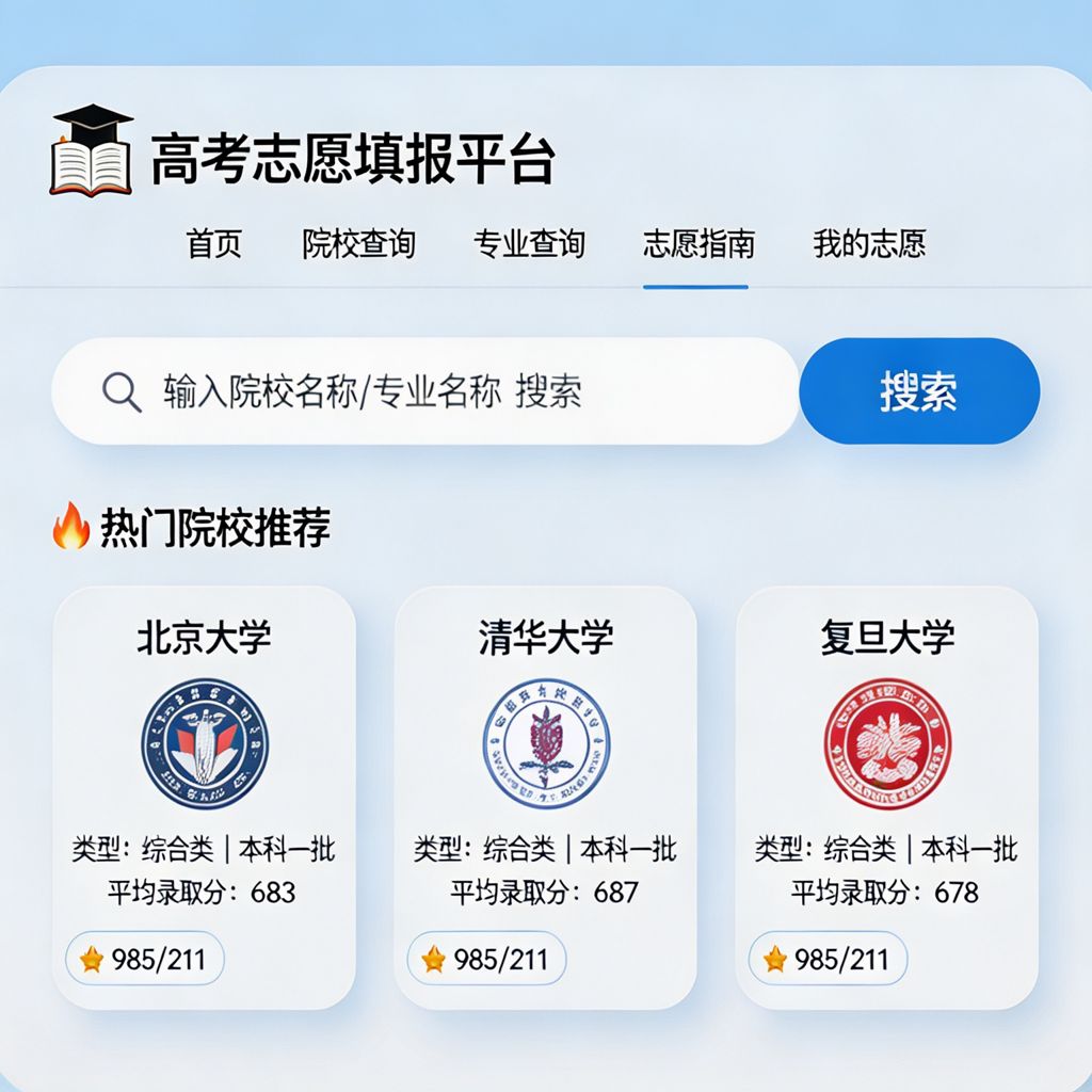 高考志愿填报平台